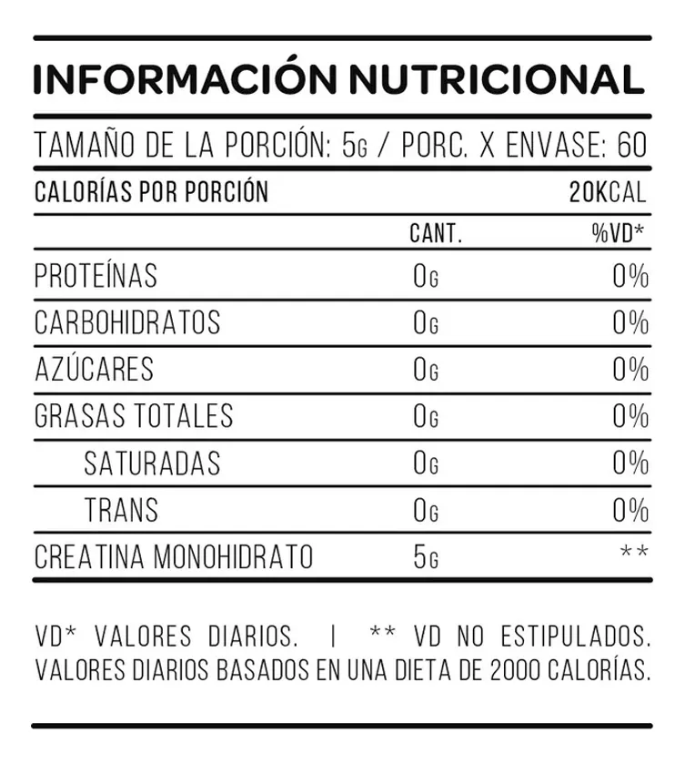Star Creatina Monohidrato 300g Doypack - Image 3