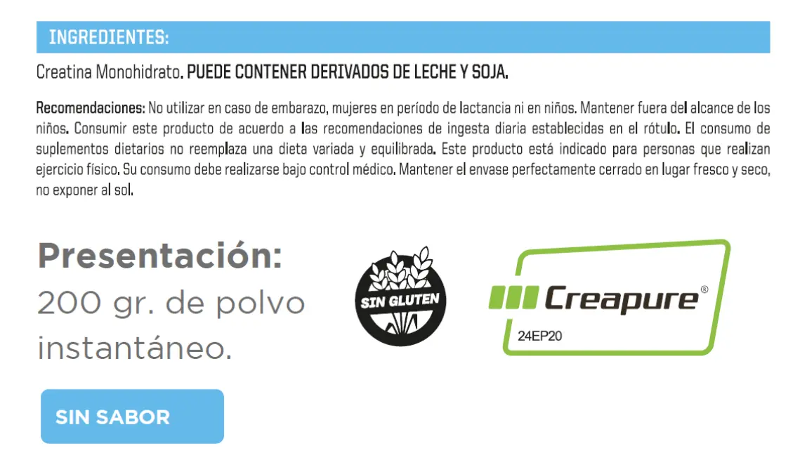 ENA Creatina Creapure Monohidrato - Image 3